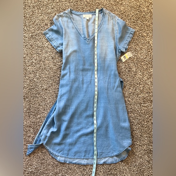 Cloth & Stone Anthropologie Medium 100% Lyocell dress smocked back - Picture 9 of 15